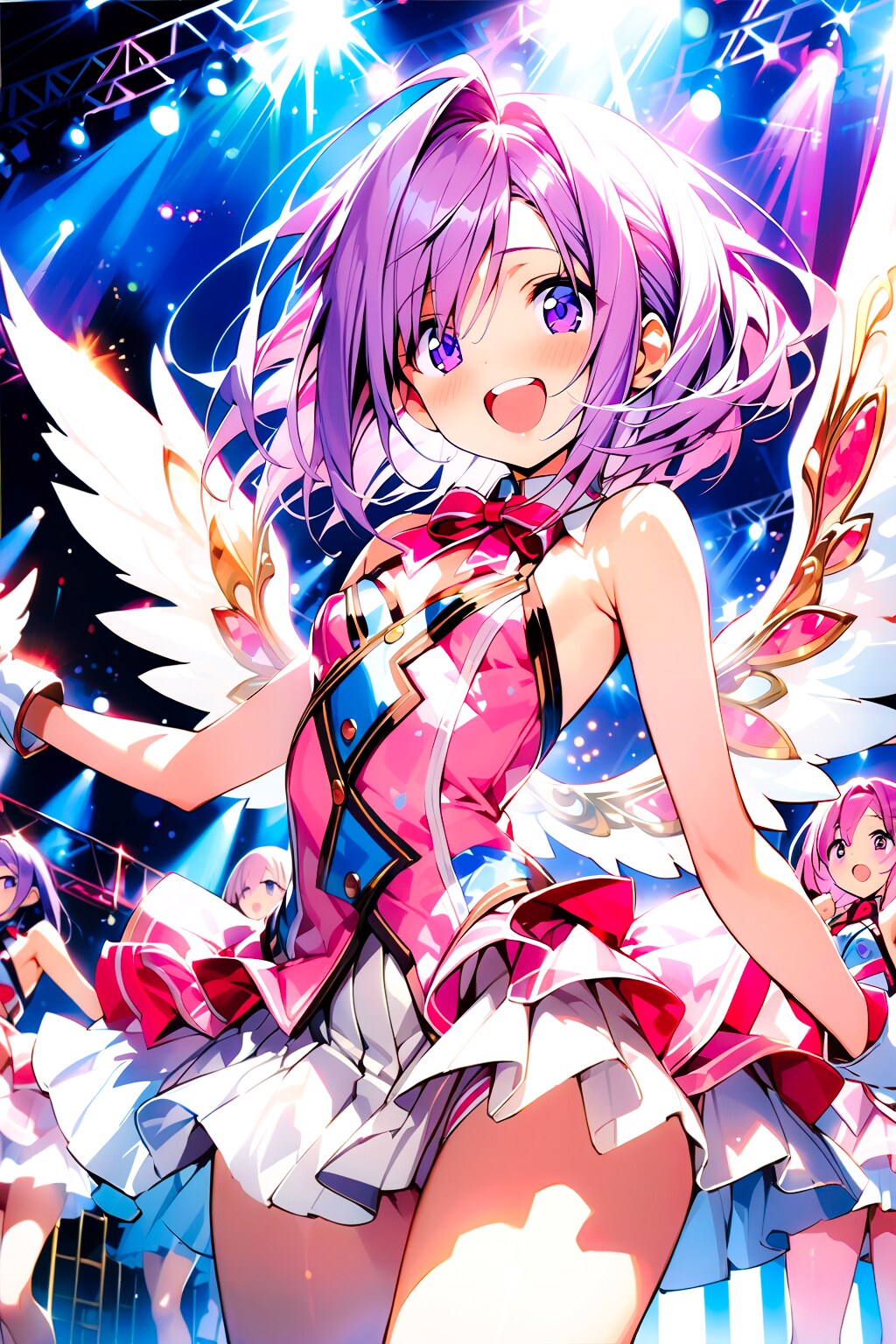 紫髪のアイドルちゃん