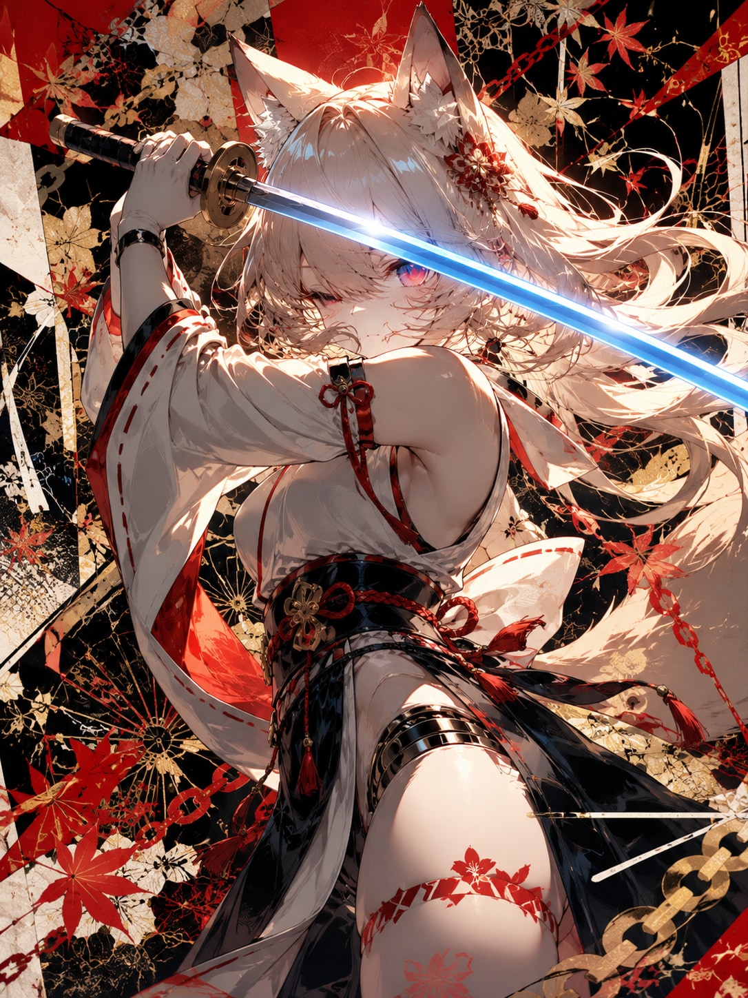 白の狐巫女
