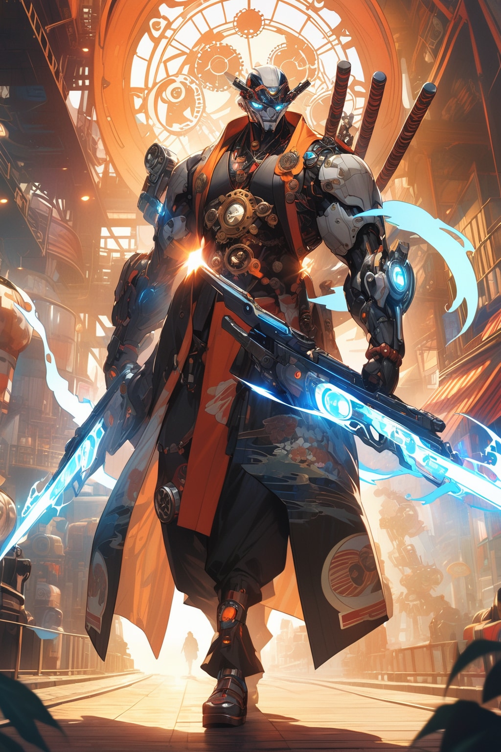 着物でスチームパンク ②