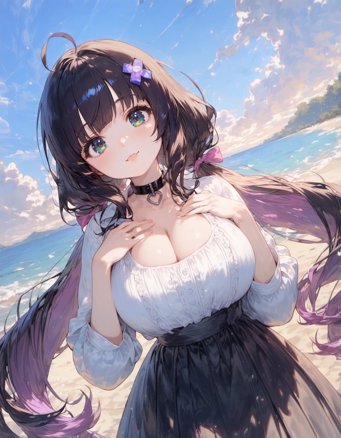 Azure Horizon and a Heartbeat | の人気AIイラスト・グラビア