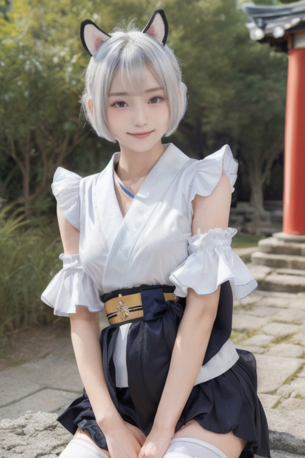 ご参拝の犬ちゃん