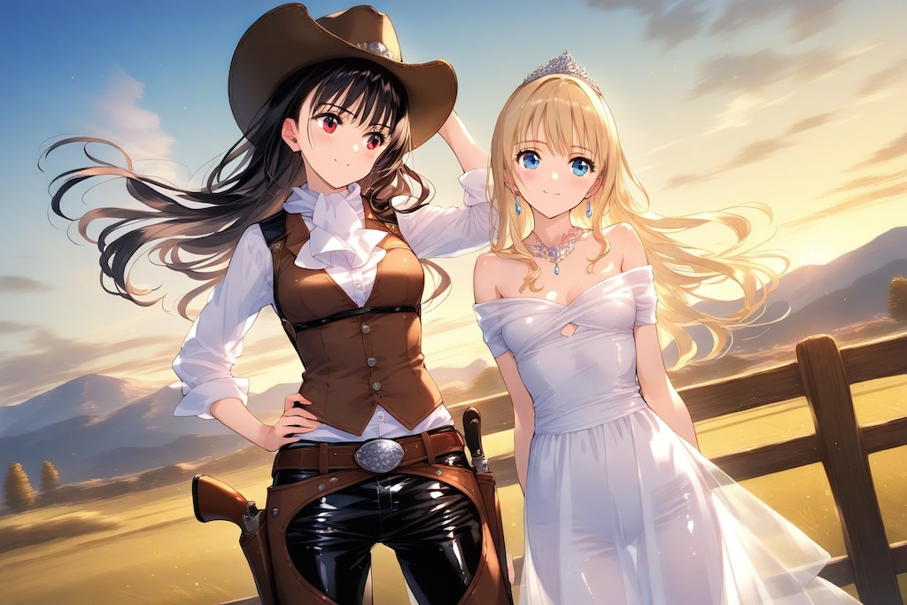 荒野のちちぷいちゃん&ししょちゃん