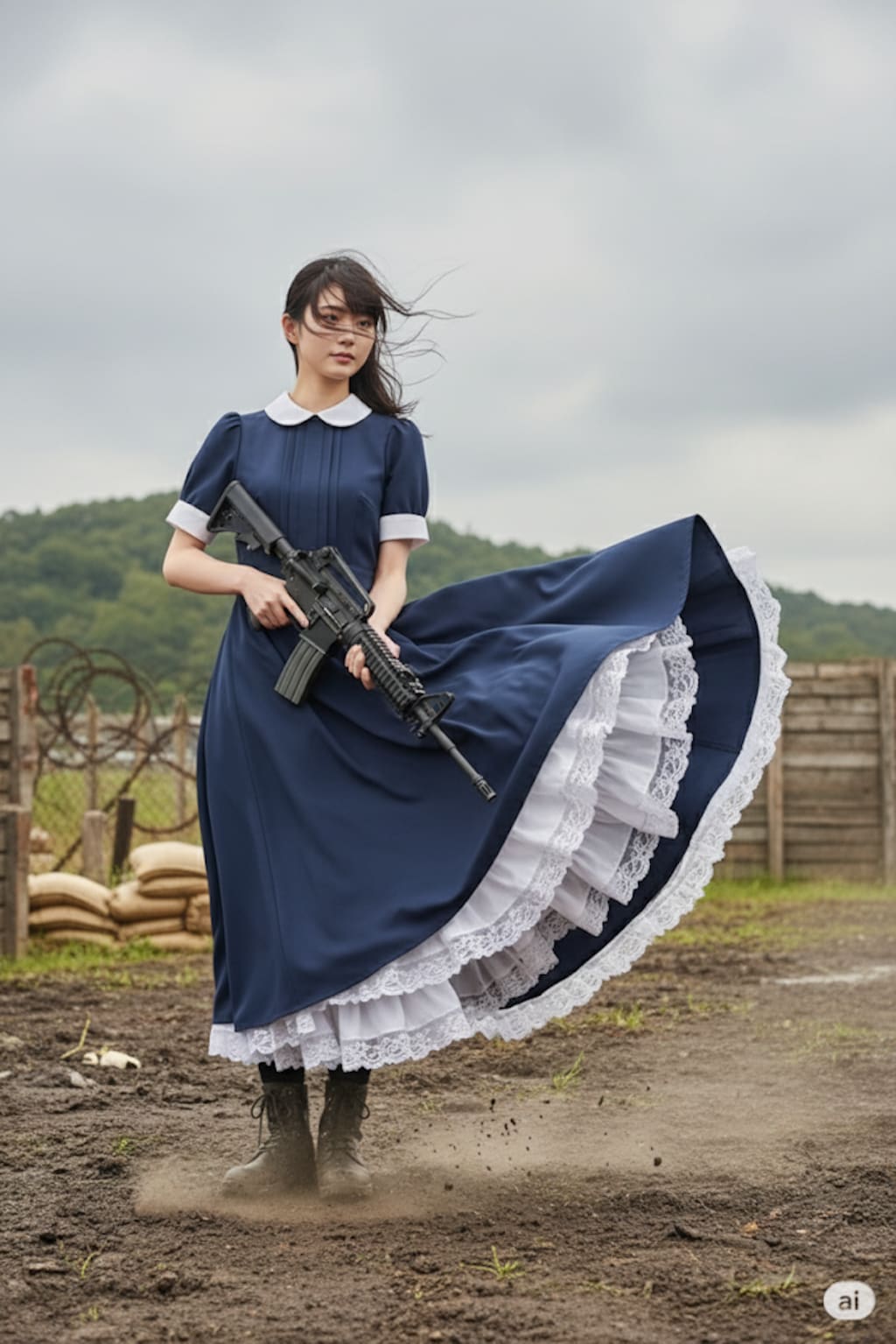 【試作】カフェTEA41スカート展開