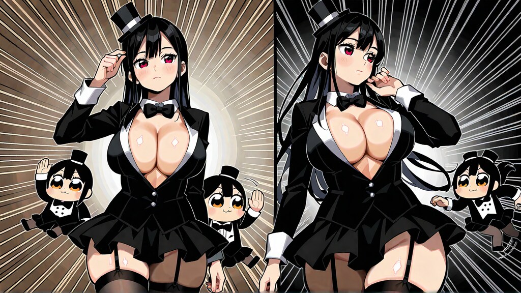 タキシード少女