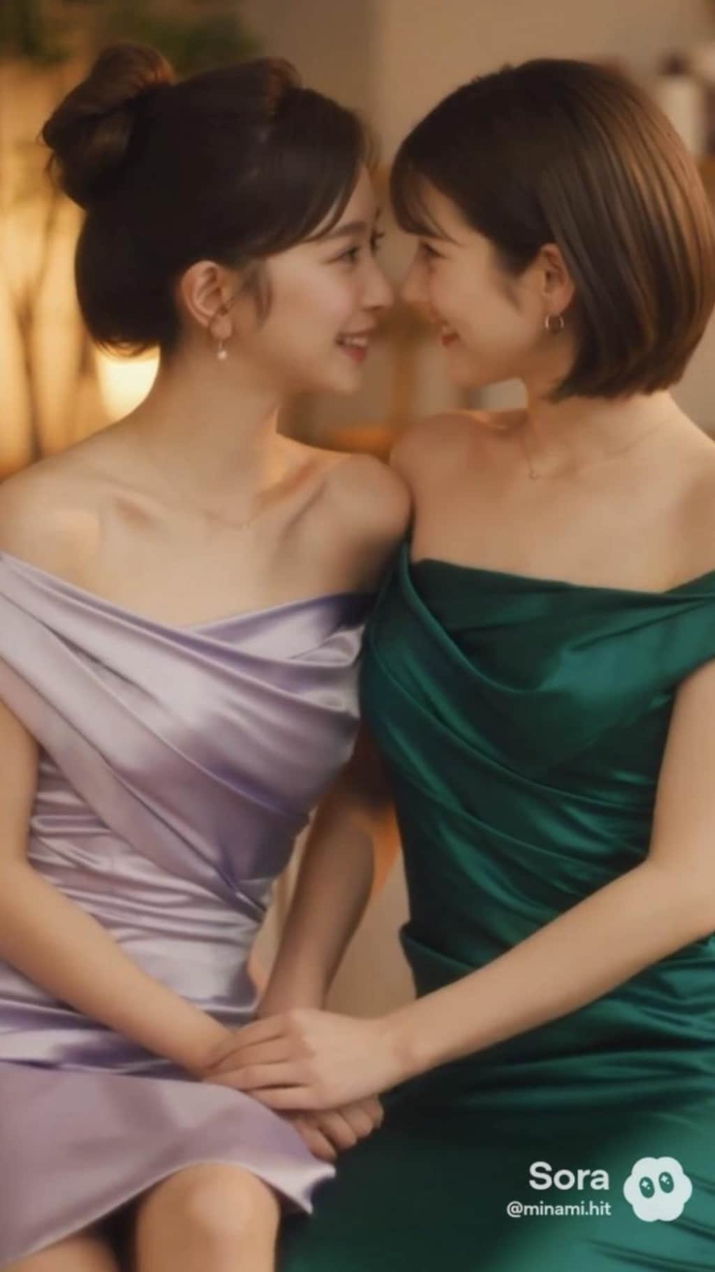 仲良しな2人のコスプレ