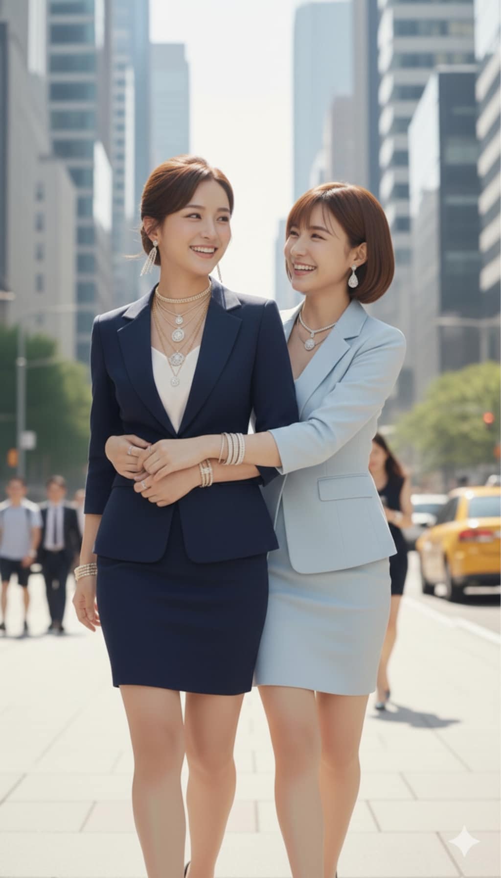 仲良しな2人のコスプレ