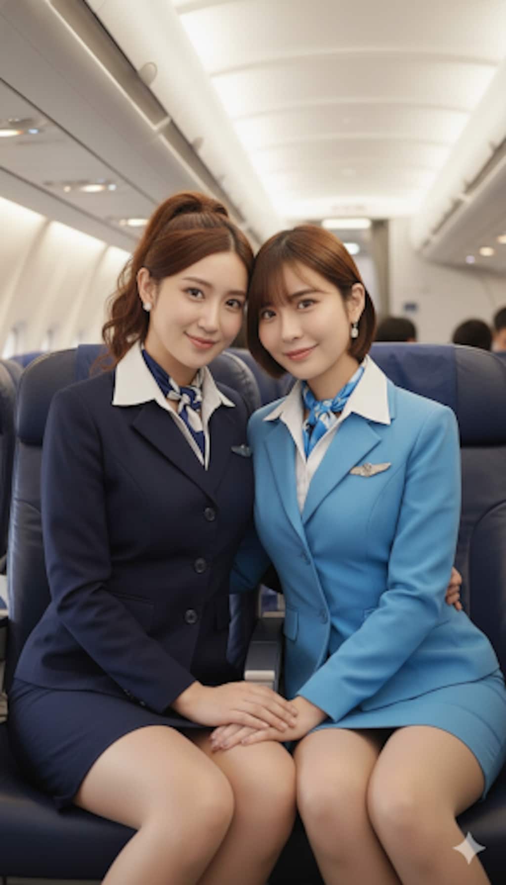 仲良しな2人のコスプレ