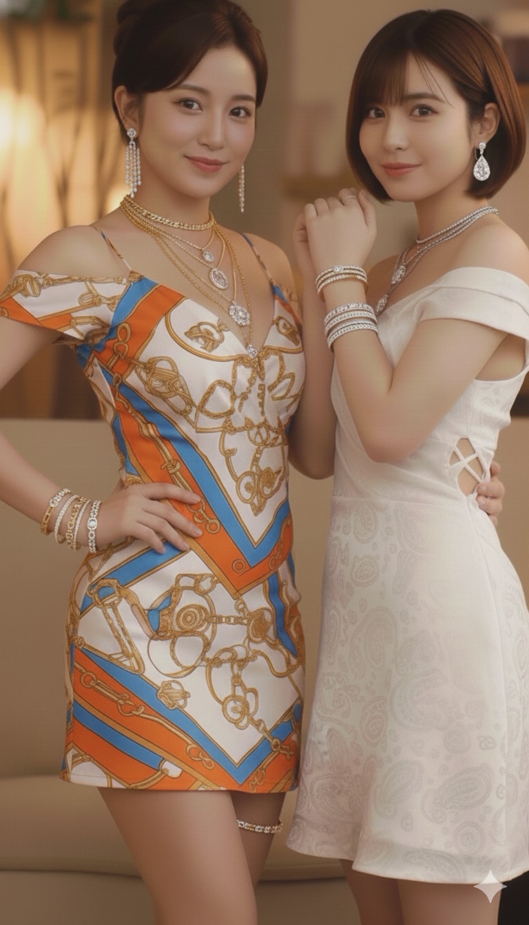 仲良しな2人のコスプレ | の人気AIイラスト・グラビア