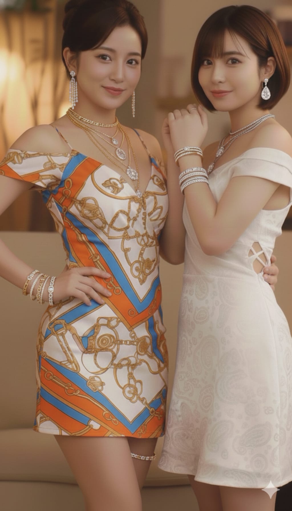 仲良しな2人のコスプレ