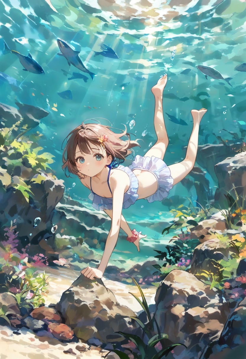 under the sea(水彩タッチ)(9)