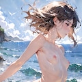 アートヌード(水彩調） 4枚目