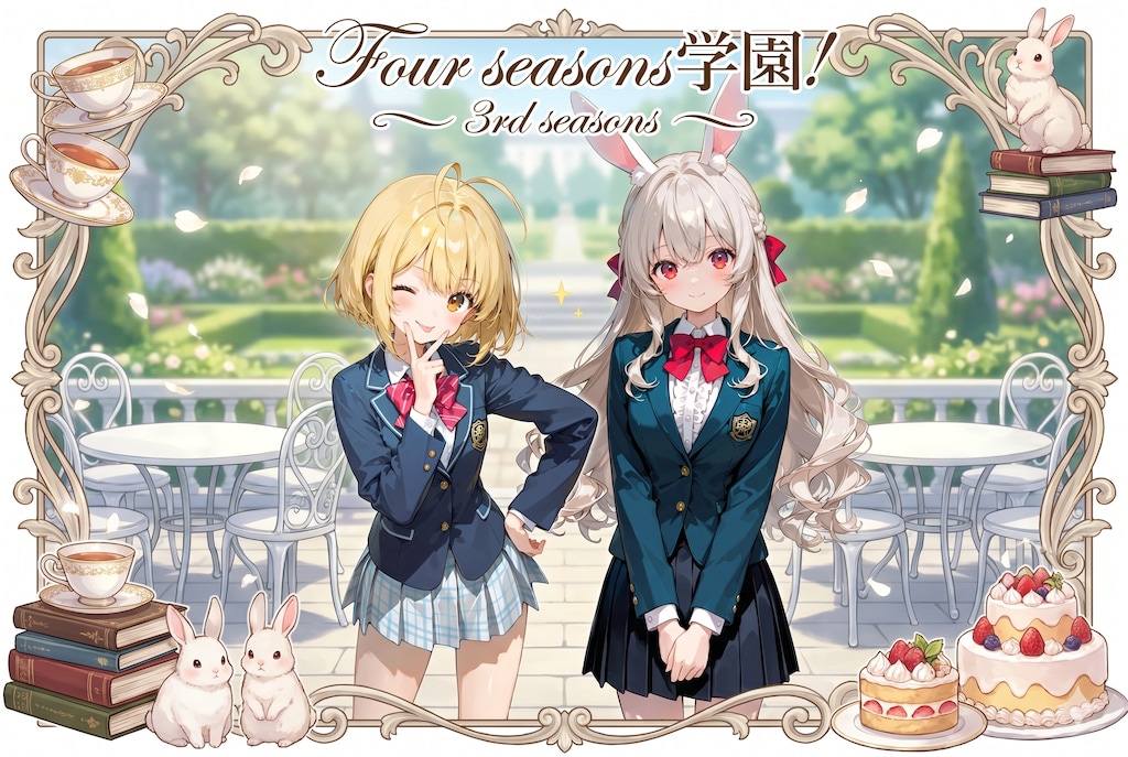 フォーシズ学園番外編02：優雅にお茶会...のはずですわ