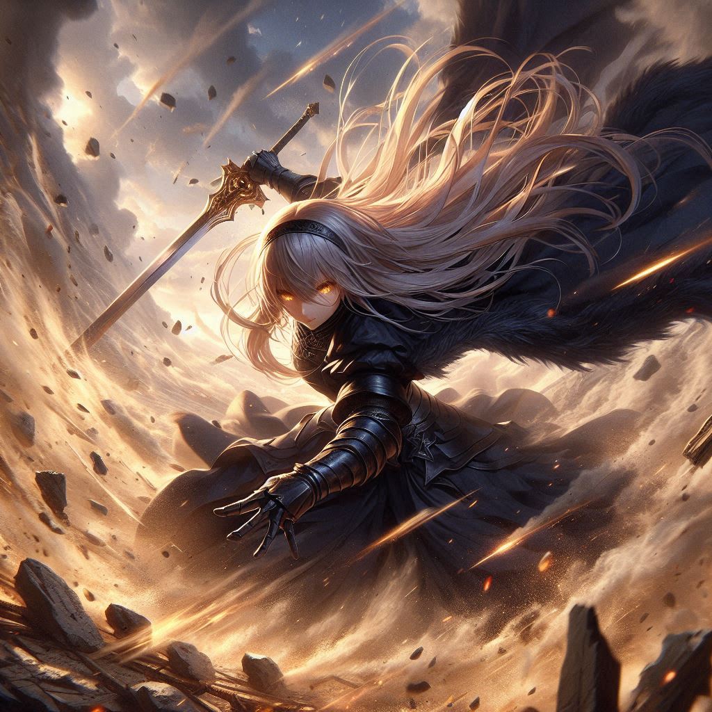 ブロンドの女騎士さん790 | の人気AIイラスト・グラビア