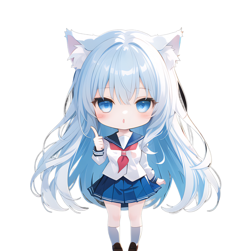 ちびキャラ原寸大