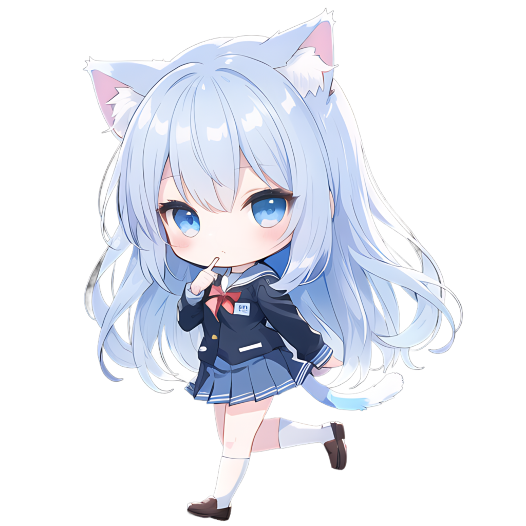 ちびキャラ原寸大