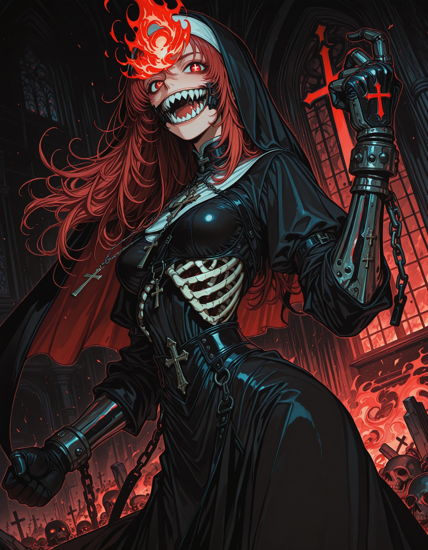 狂気のシスター（17） | の人気AIイラスト・グラビア