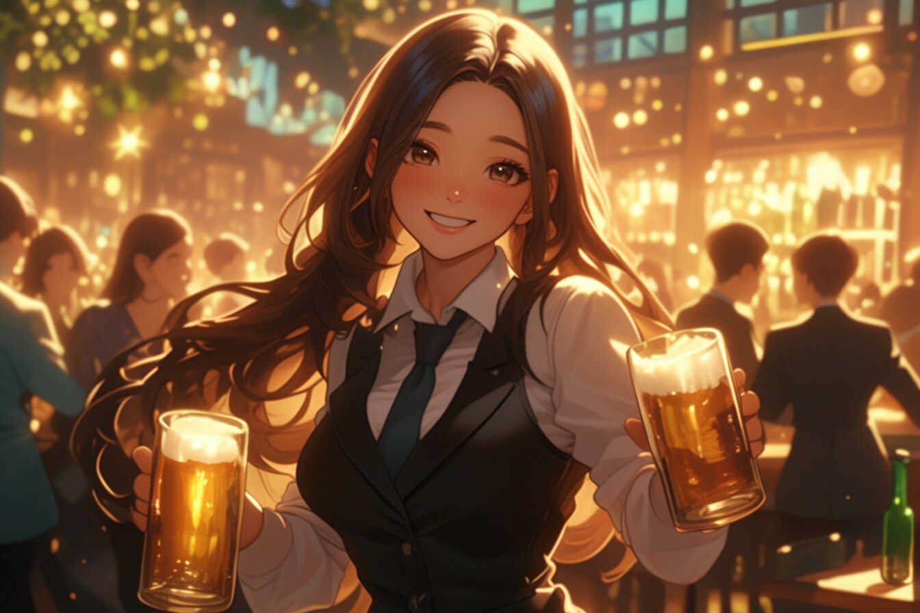 乾杯‼️🍻✨423 | の人気AIイラスト・グラビア