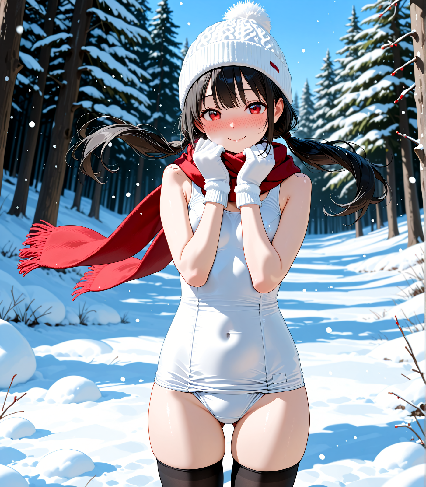 雪遊び