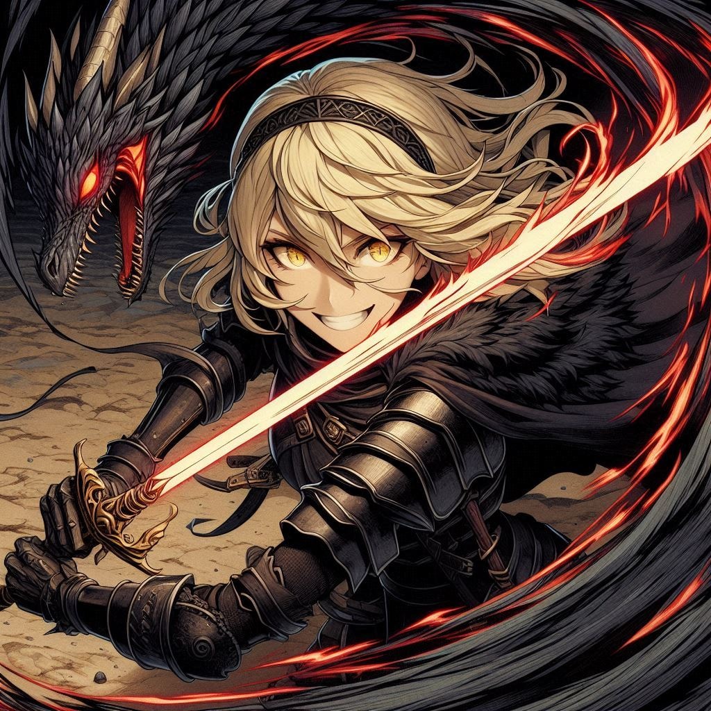 ブロンドの女騎士さん855