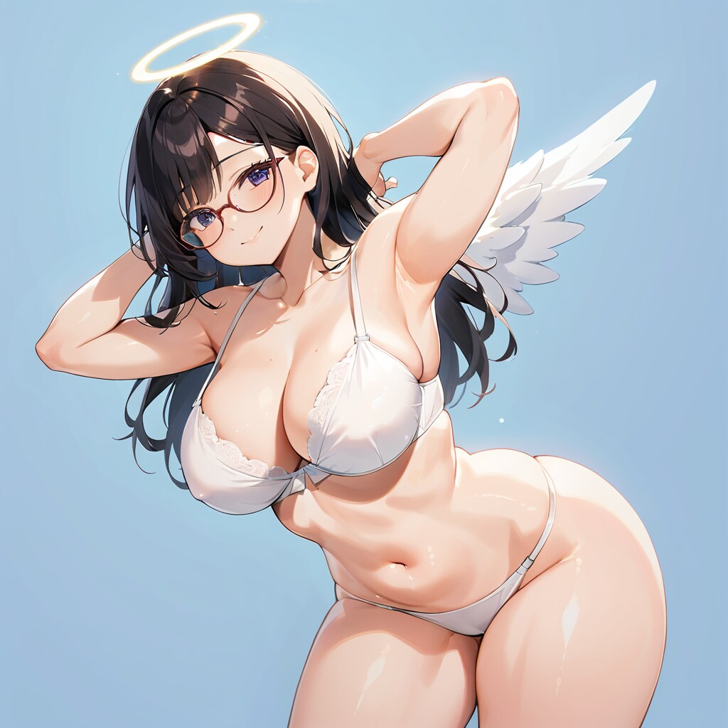 白下着ぽっちゃり天使さん