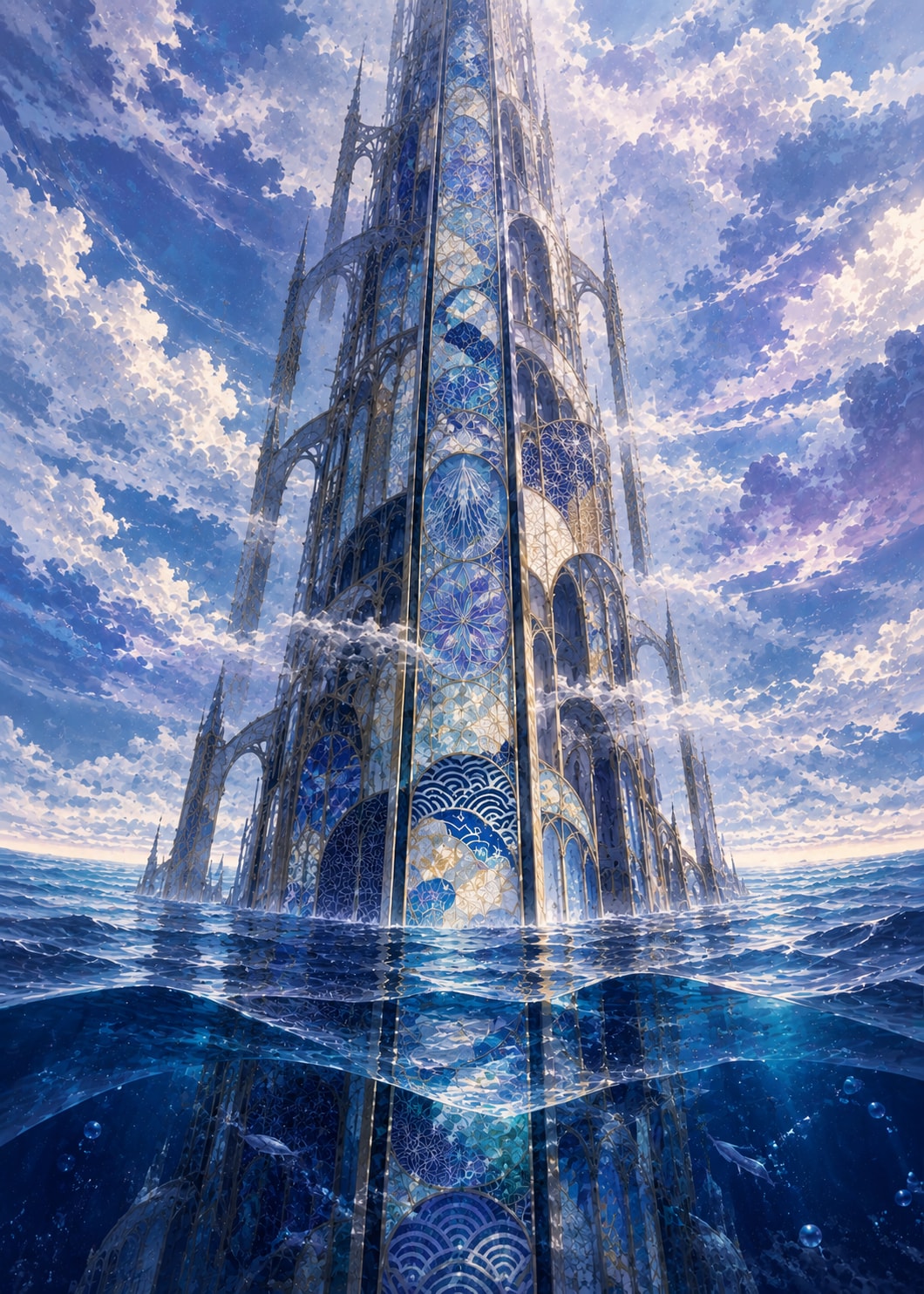 『海天の塔』 | の人気AIイラスト・グラビア