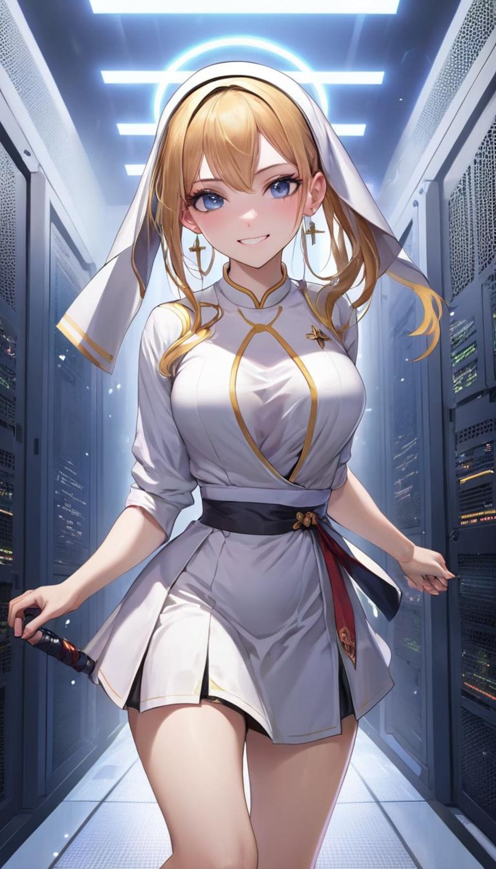 到着サーバールーム！