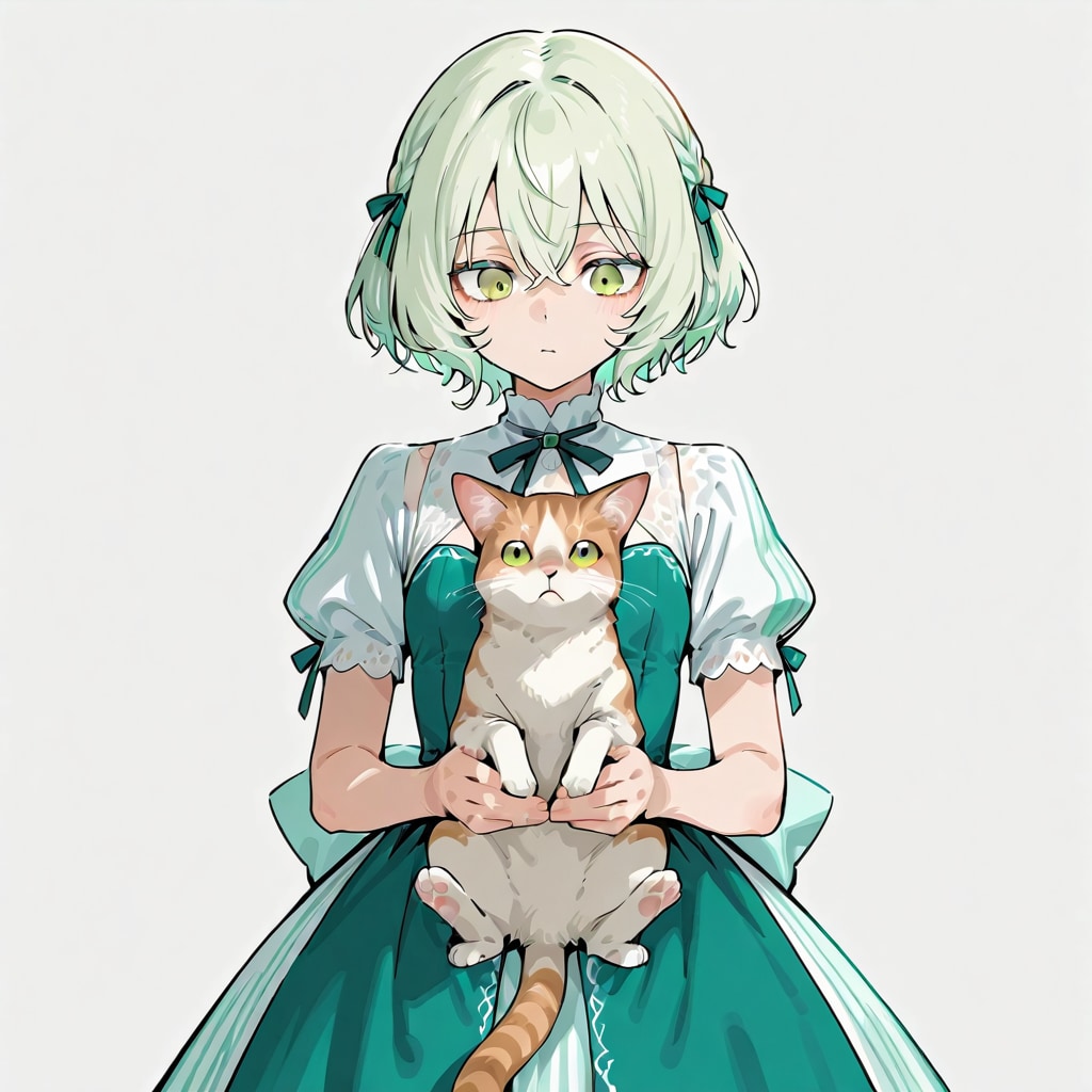 猫を抱えるDAISYちゃん