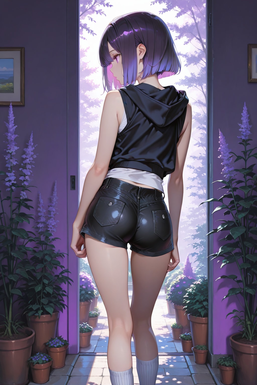 紫色が似合う女の子81