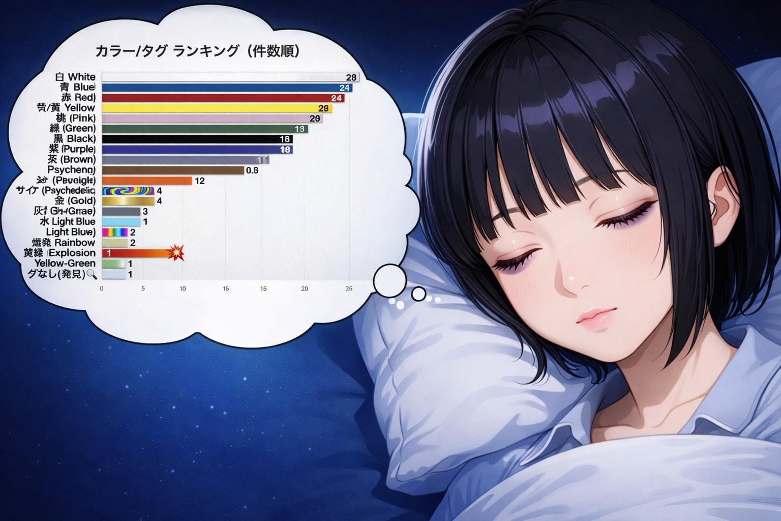 【集計】初夢風で発表！ | の人気AIイラスト・グラビア