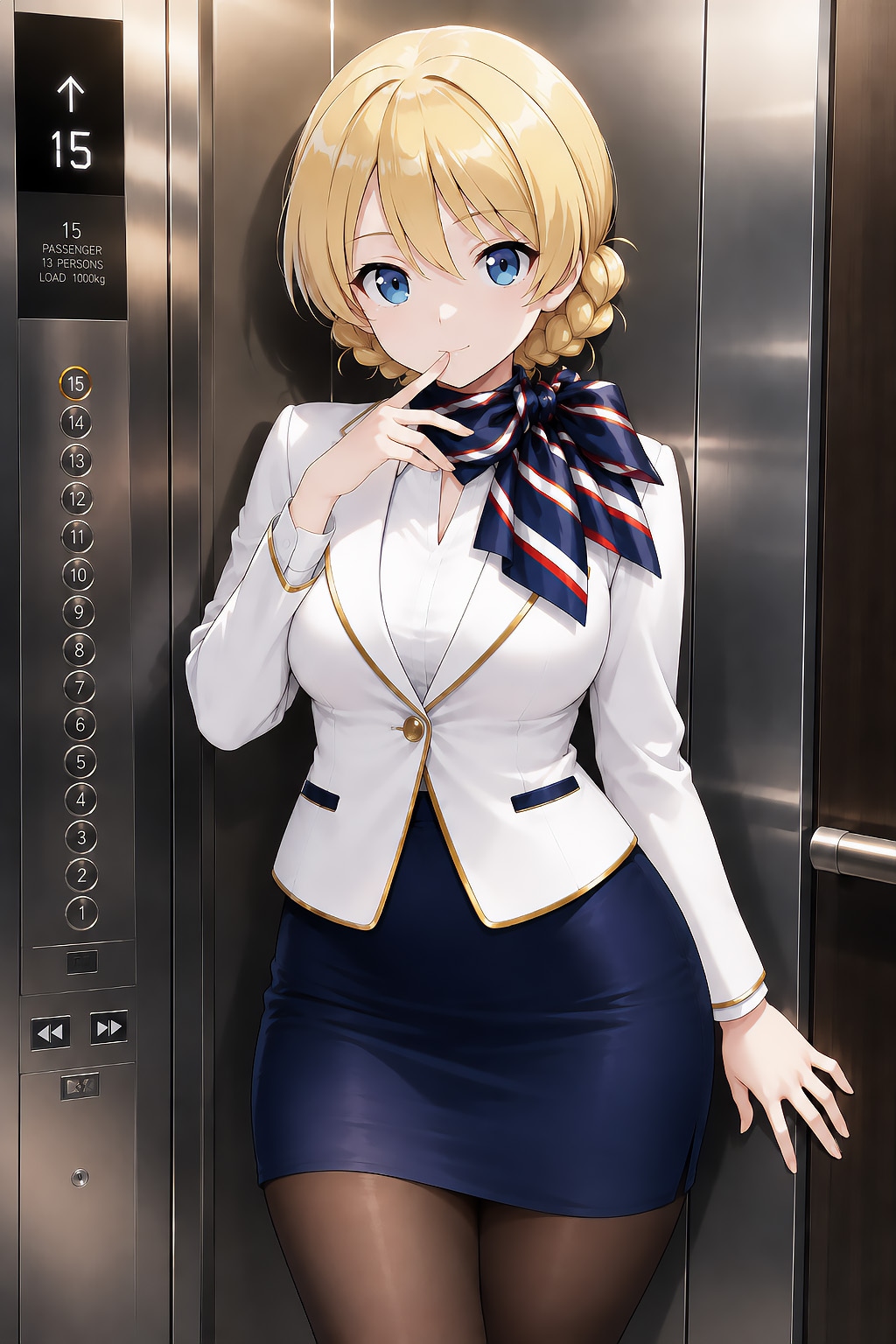 エレガさんの後ろ姿
