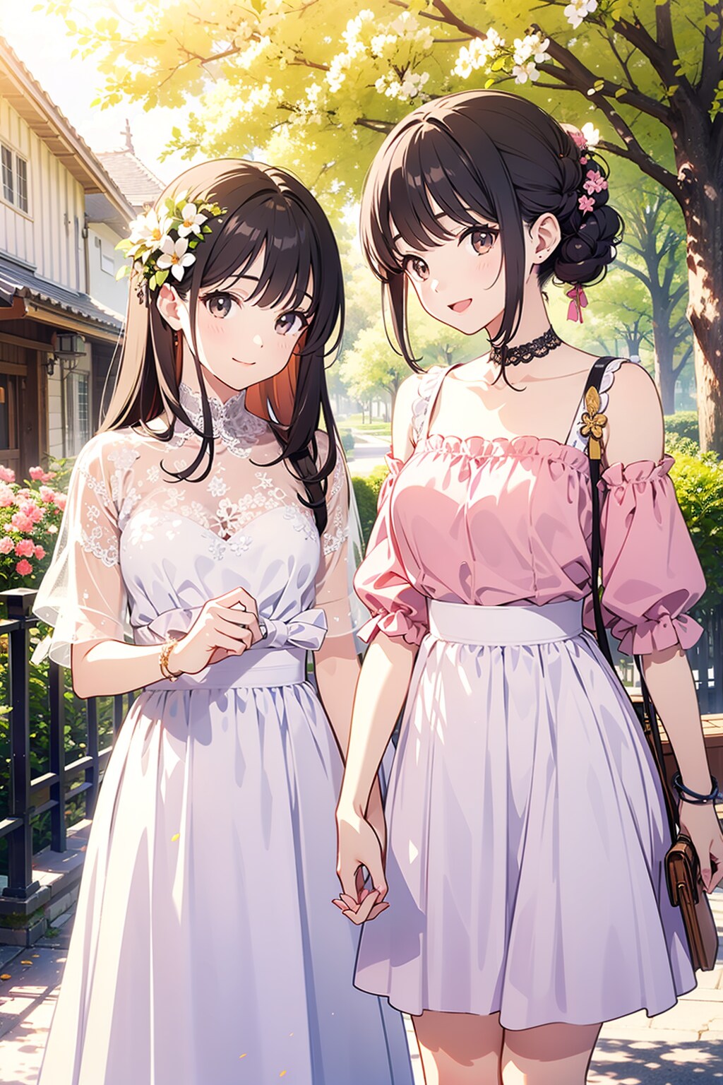 春風に誘われて