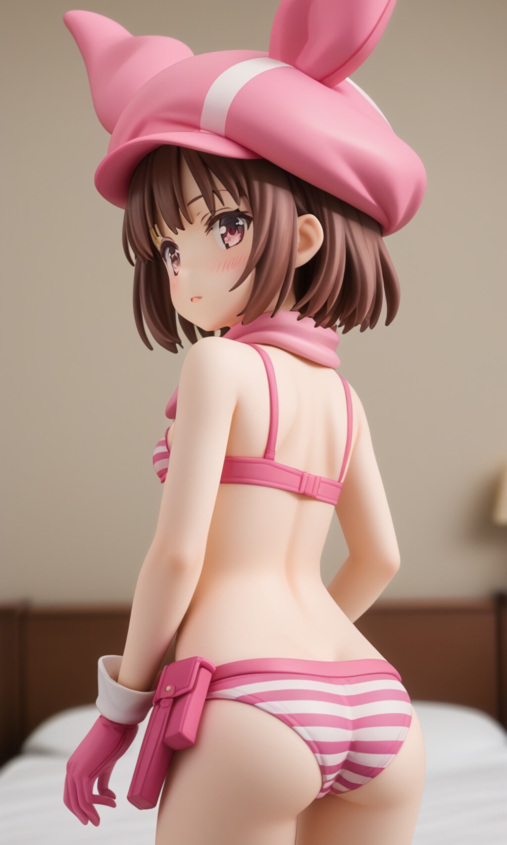下着姿のGGOのバーチャルなお姉さん①