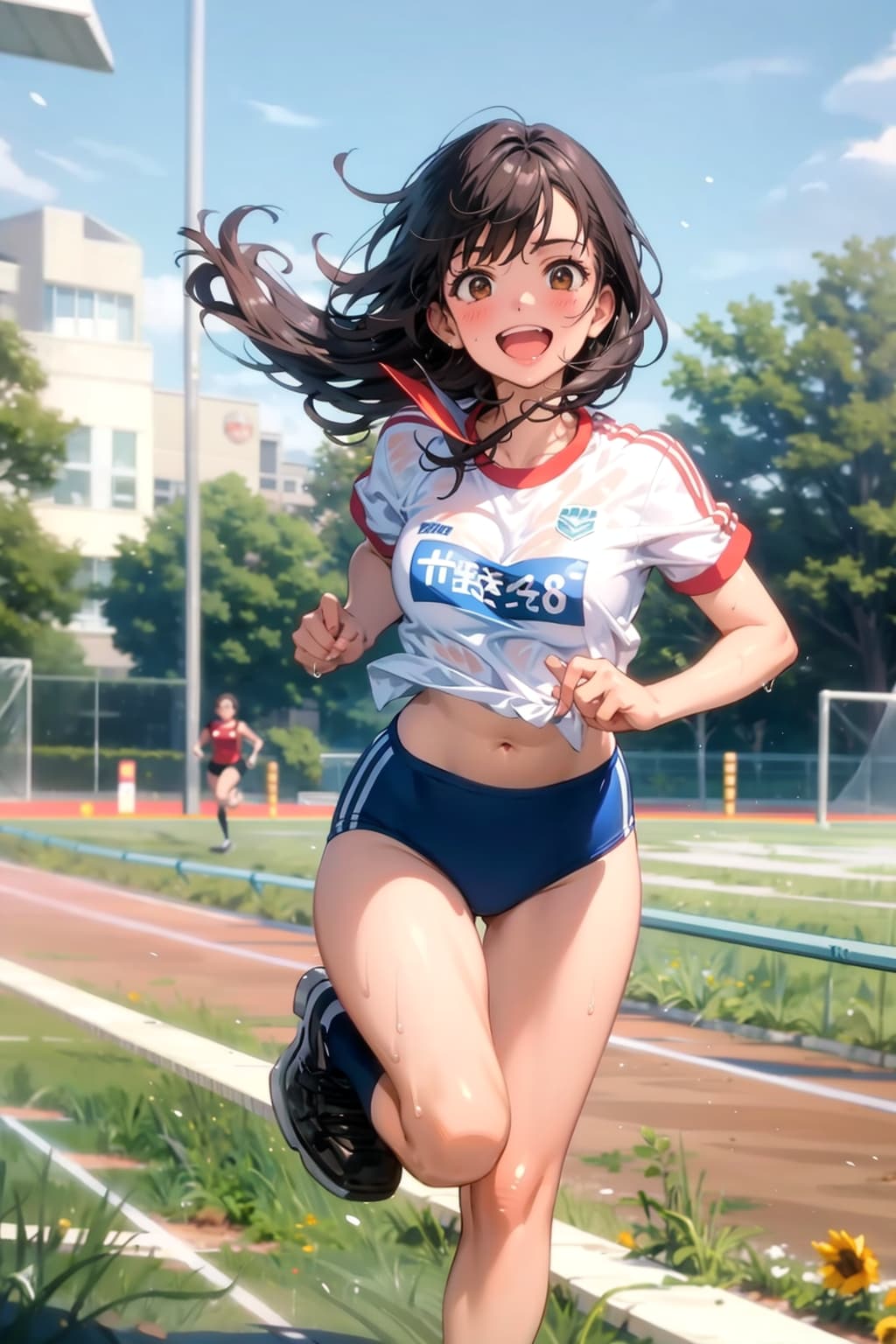 タイムを目指して走る