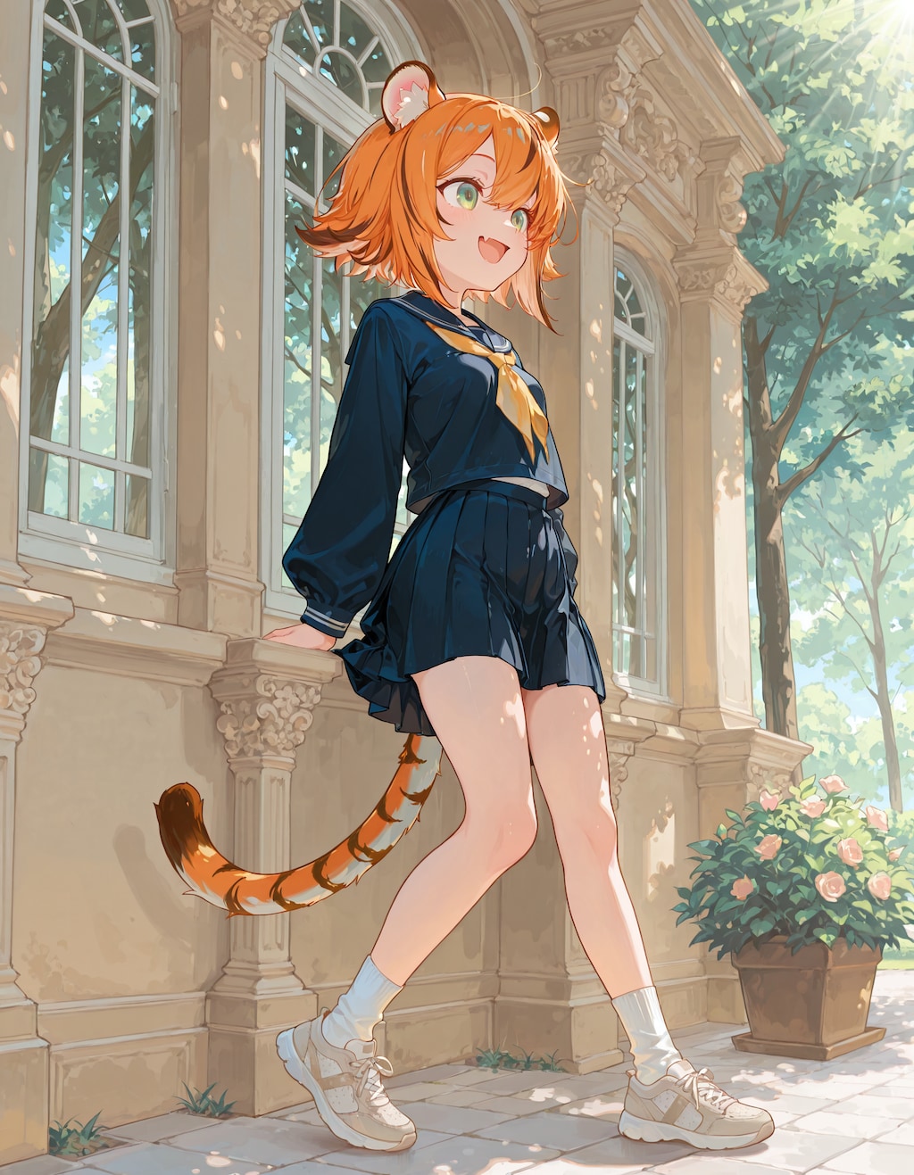 imknp7144さんの羊耳ちゃんと虎耳ちゃんがカワイイ