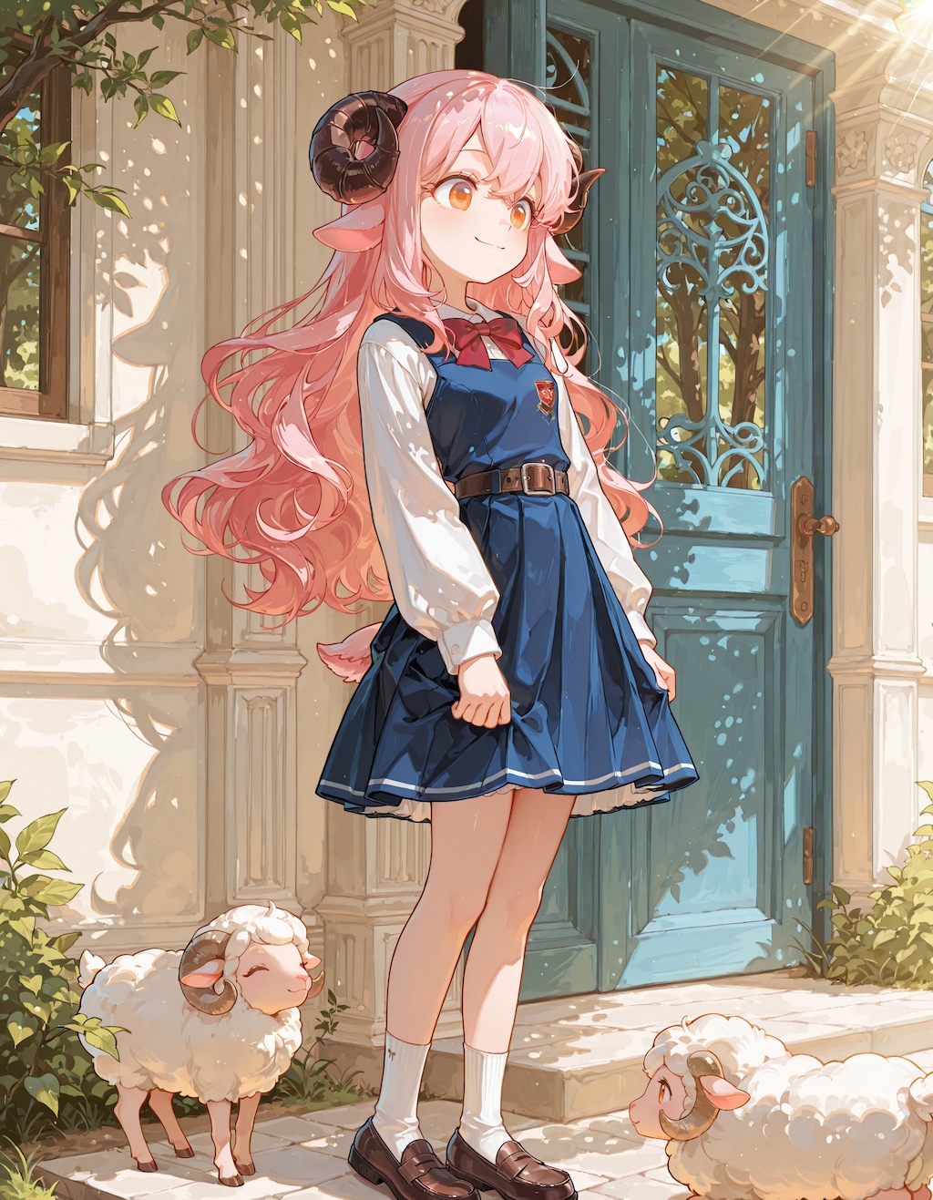 imknp7144さんの羊耳ちゃんと虎耳ちゃんがカワイイ