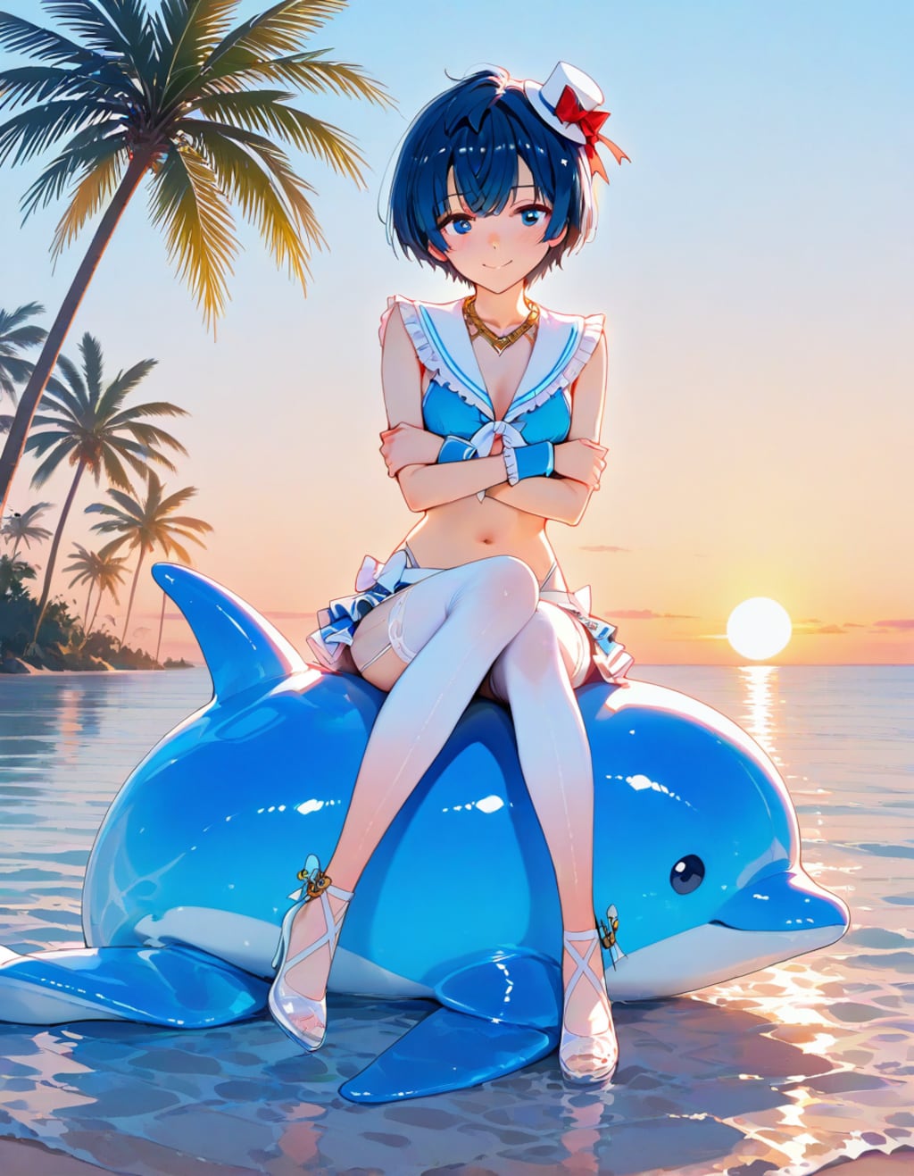 イルカに厳しい柑菜ちゃん