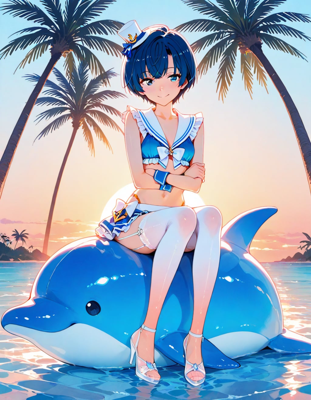 イルカに厳しい柑菜ちゃん
