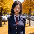 秋の制服 5枚目