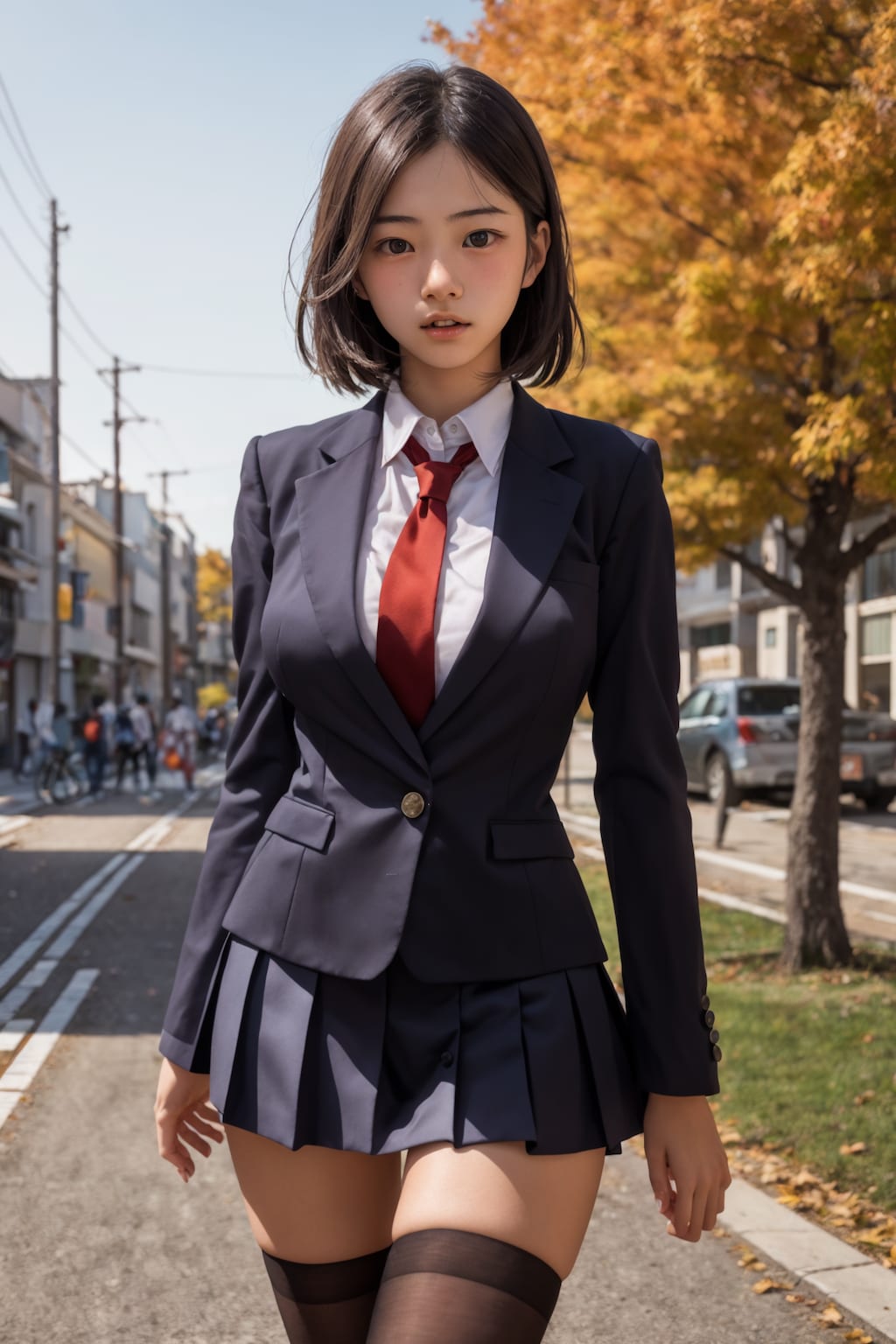 秋の制服