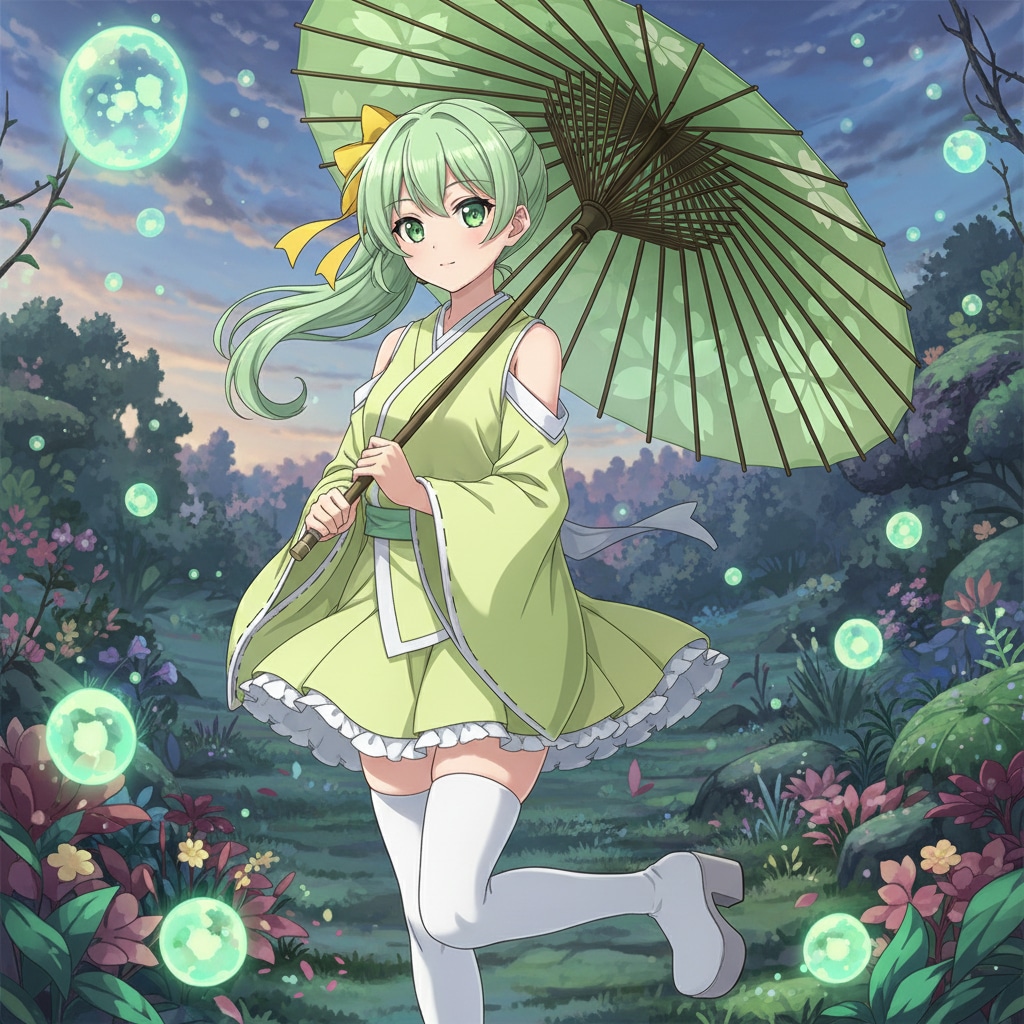 異世界アイドルみんなのきみどり | の人気AIイラスト・グラビア