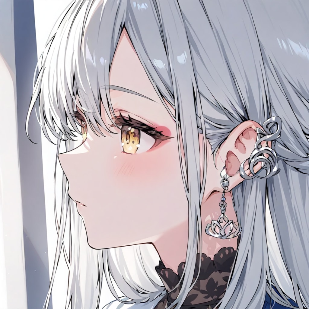 耳とピアスLILAC