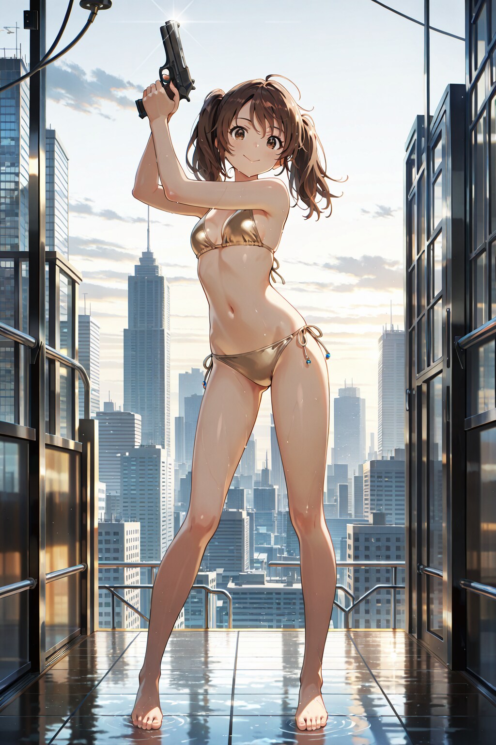 街でベージュのビキニを見かけると　指にルビーの・・・♪