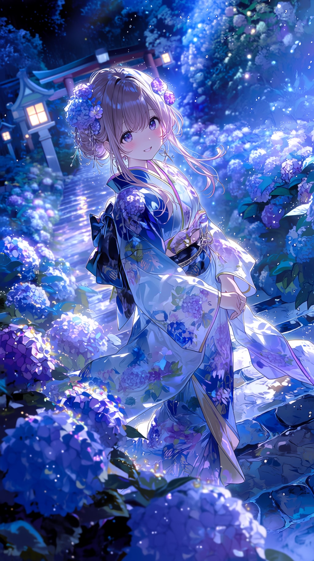 Hydrangea Shrine Dreams 「紫陽花神社の幻想夜」