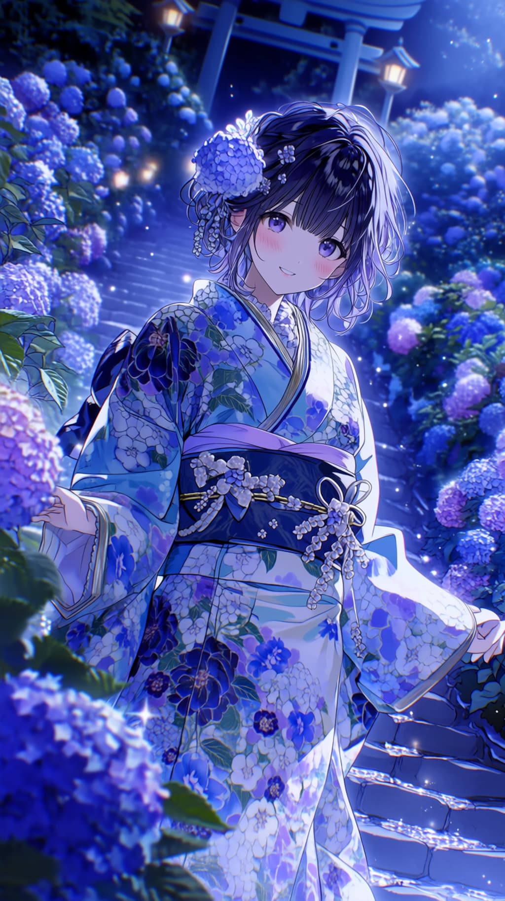 Hydrangea Shrine Dreams 「紫陽花神社の幻想夜」