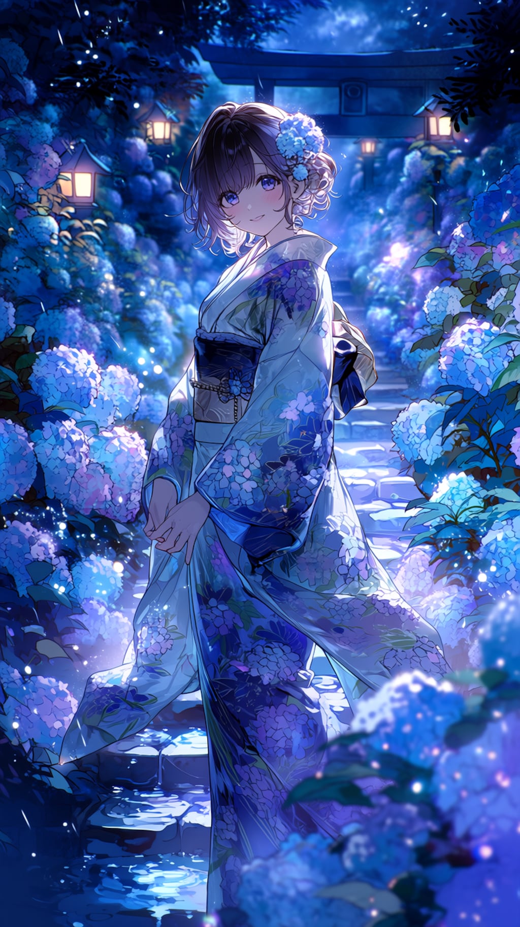 Hydrangea Shrine Dreams 「紫陽花神社の幻想夜」