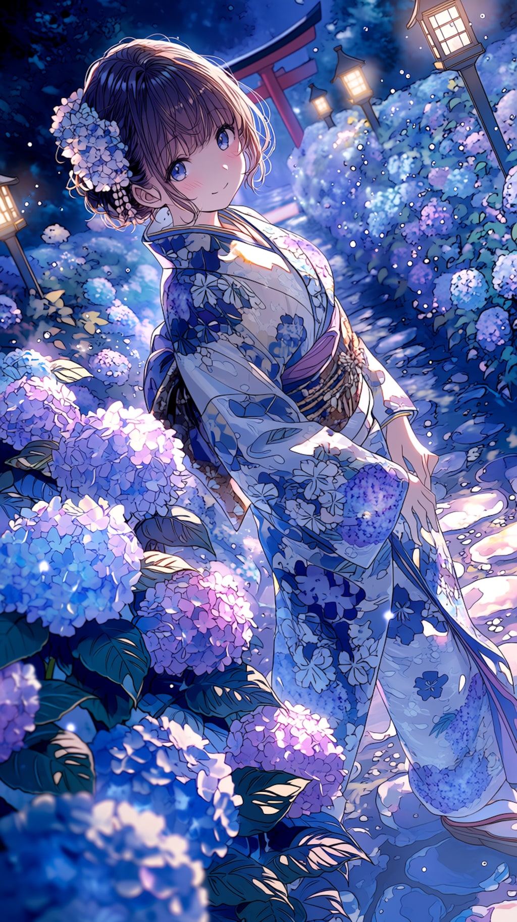 Hydrangea Shrine Dreams 「紫陽花神社の幻想夜」