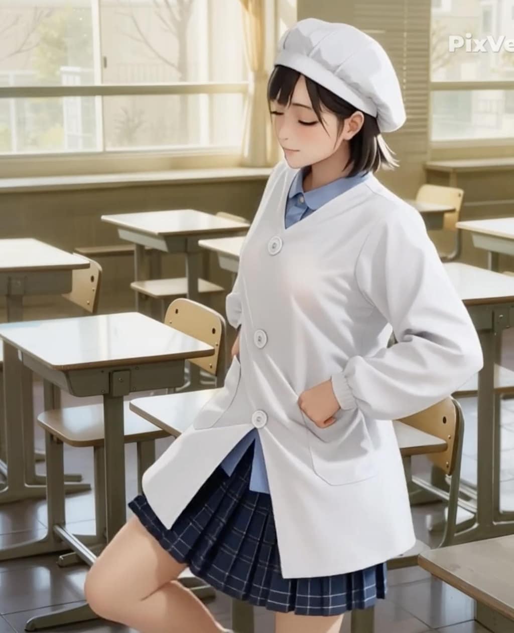 給食当番（養殖9）