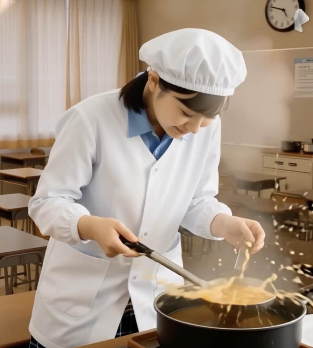 給食当番（養殖9）