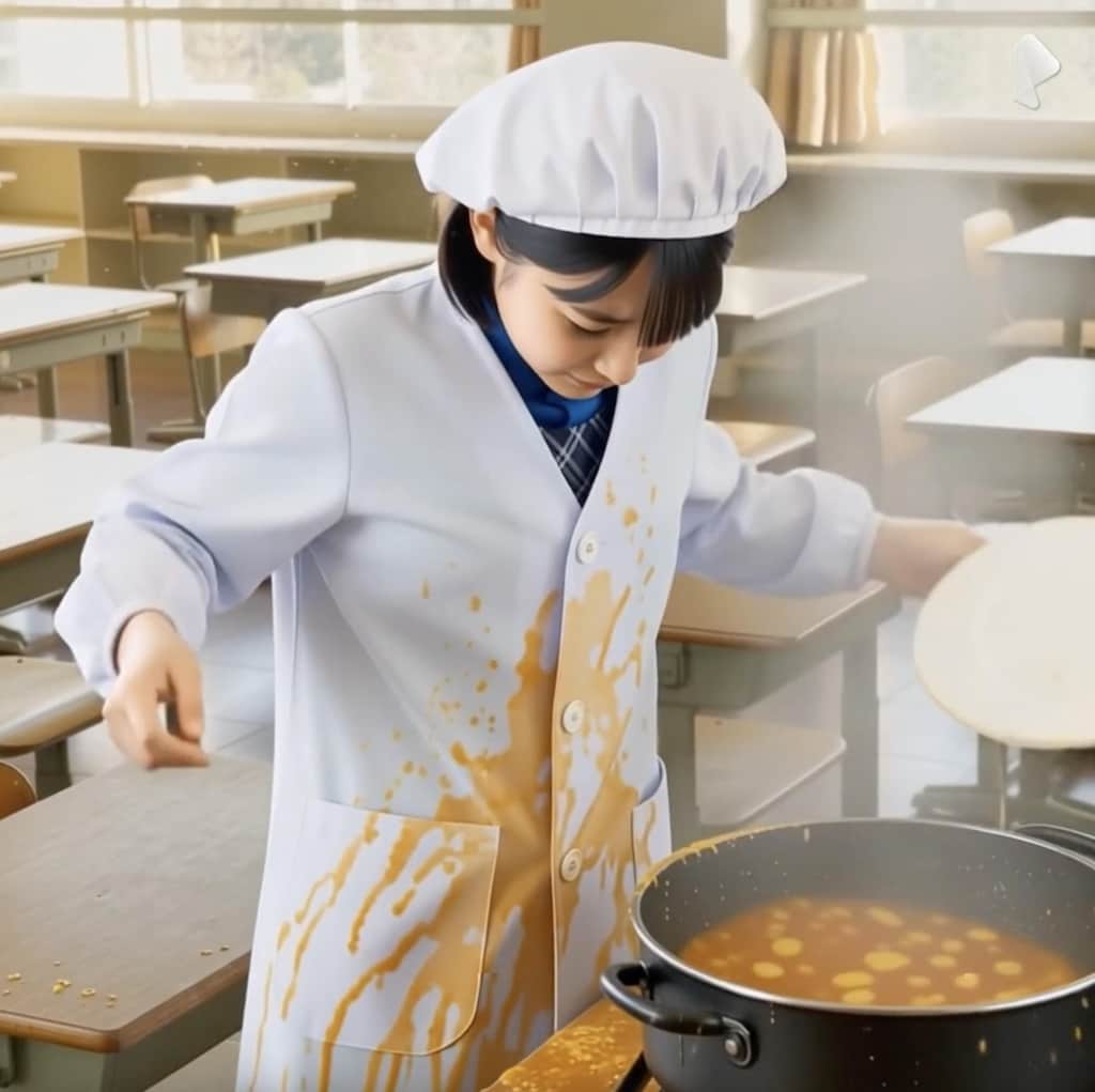 給食当番（養殖9）