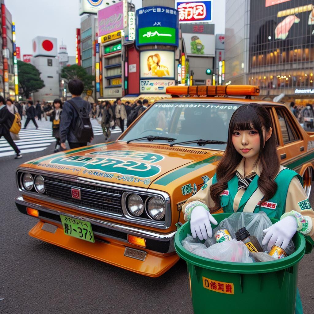 はたらくくるま（渋谷・ゴミ収集車編）